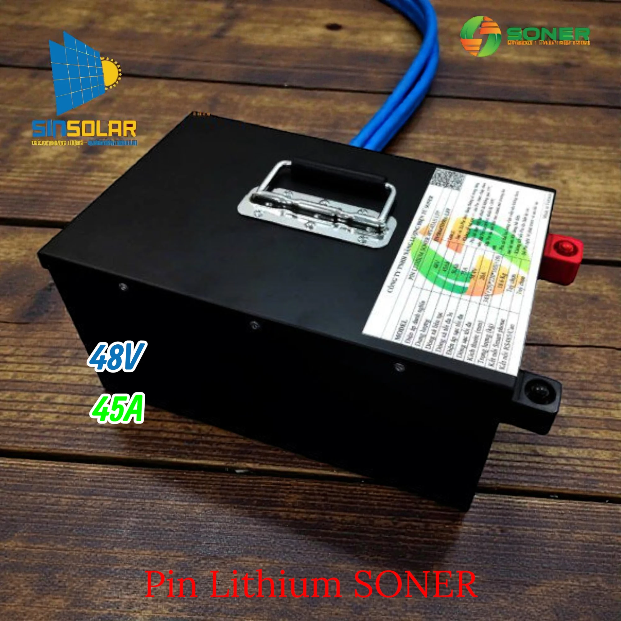 Pin Lithium SONER 48V 45Ah