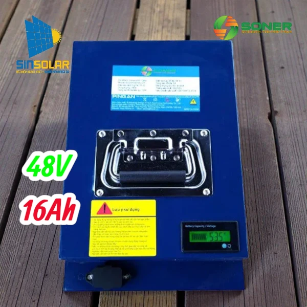 Pin Lithium SONER xe máy điện 48V 16A