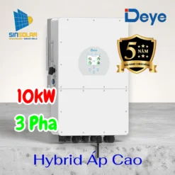 Biến tần Hybrid 3 pha Deye 10kW HV SUN-10K-SG01HP3-EU-AM2