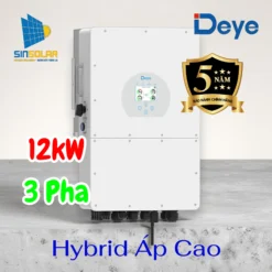 Biến tần Hybrid 3 pha Deye 12kW HV SUN-12K-SG01HP3-EU-AM2
