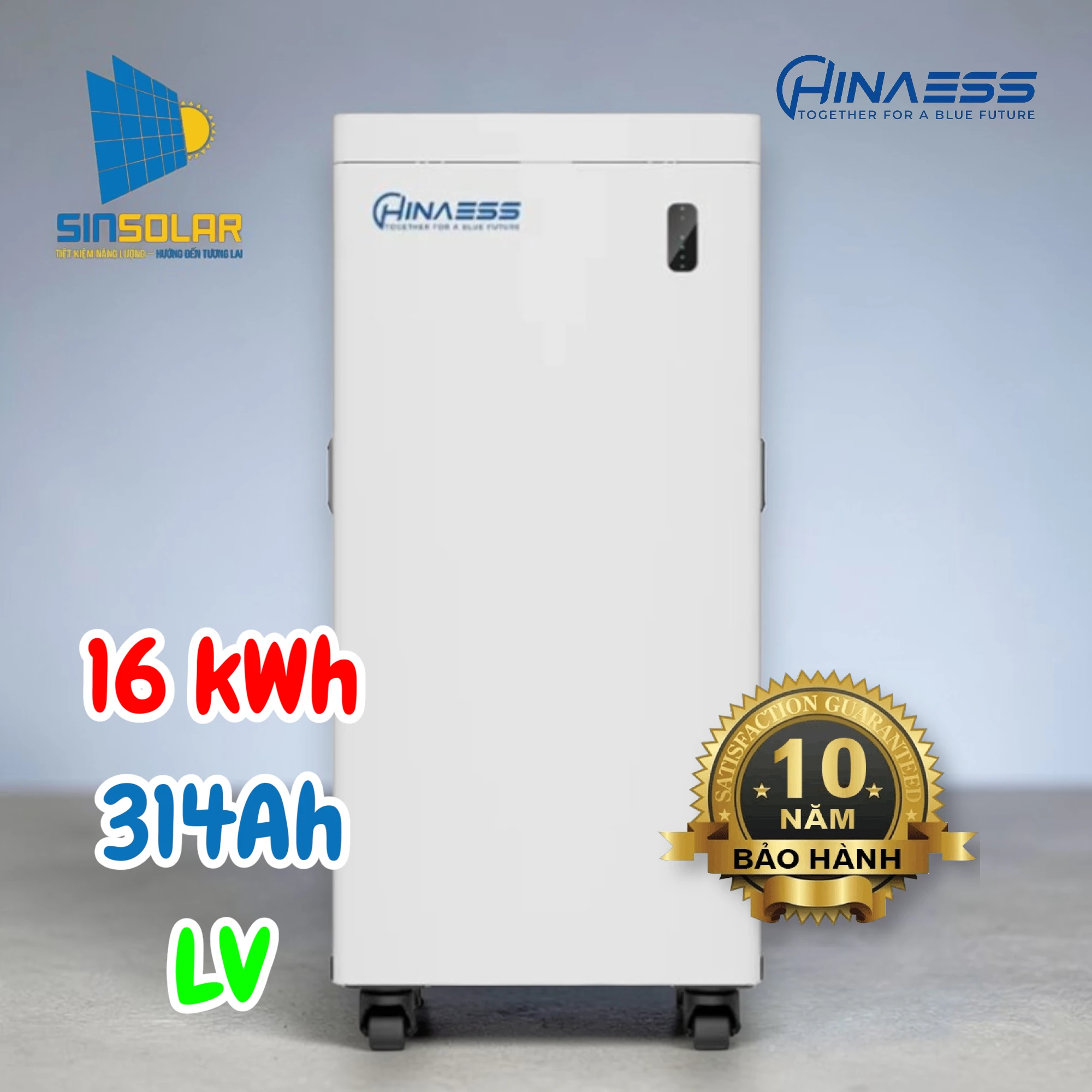Pin lưu trữ Lithium Hinaess PowerGem Max 16kWh (314Ah)
