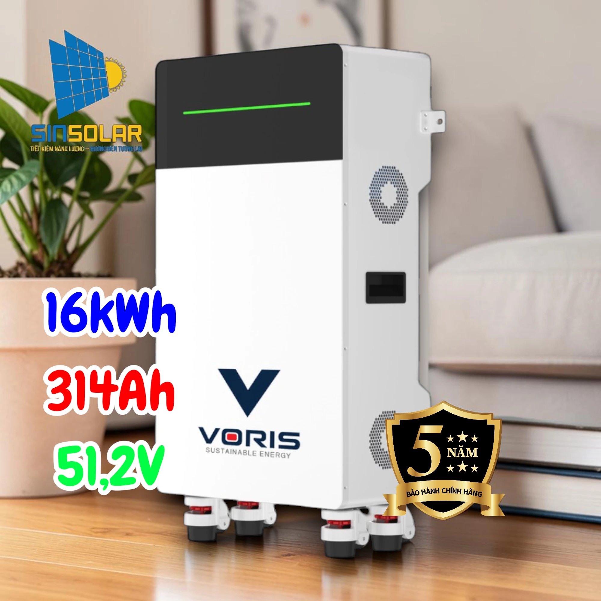 Pin Lưu Trữ VORIS ES-BOX12 MAX+ 16.07kWh