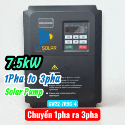 BIẾN TẦN BƠM GIGABOX 7.5KW 1Pha AC ra 3pha AC GW22-7R5G-4