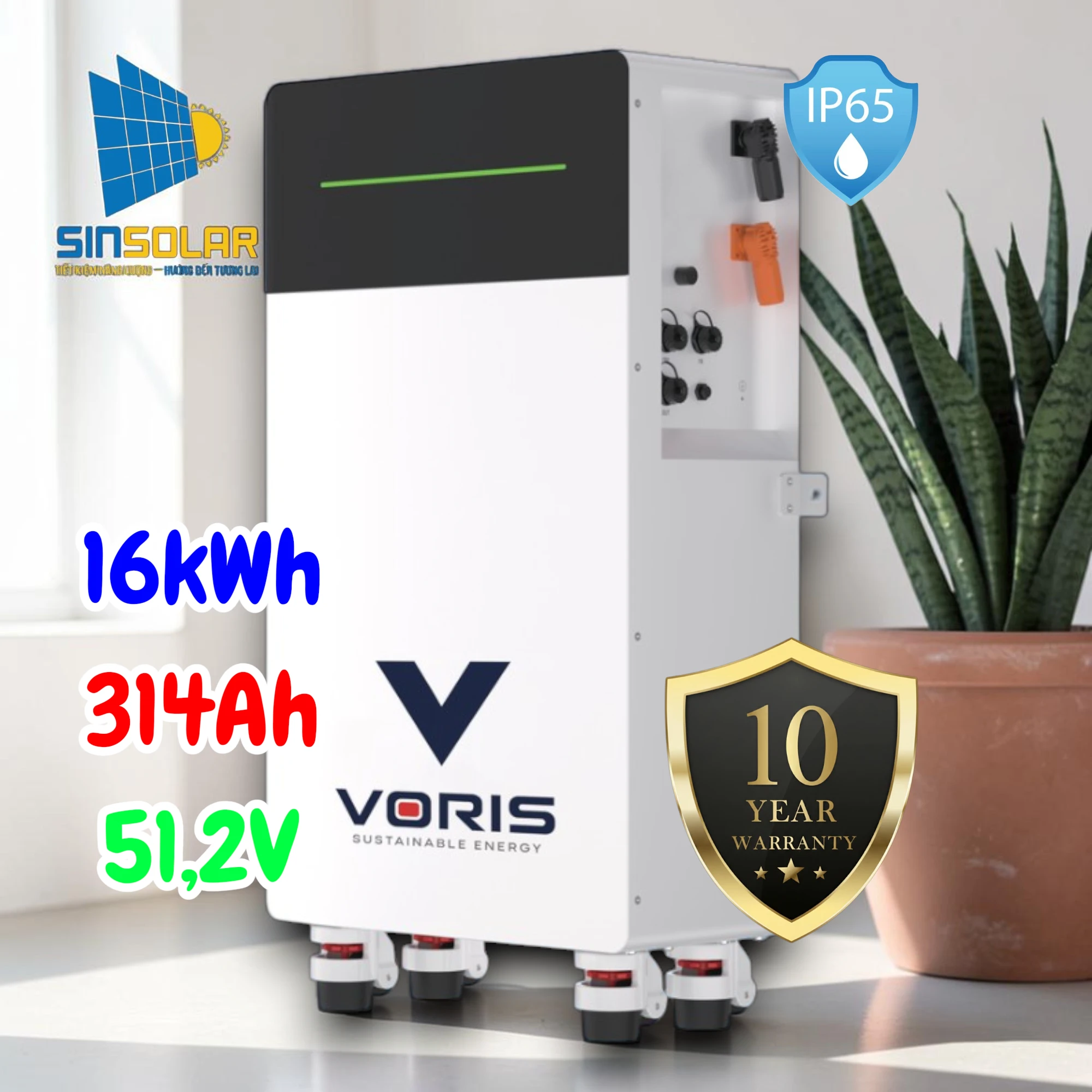 Pin Lưu Trữ VORIS ES-BOX12F MAX+ 16kWh