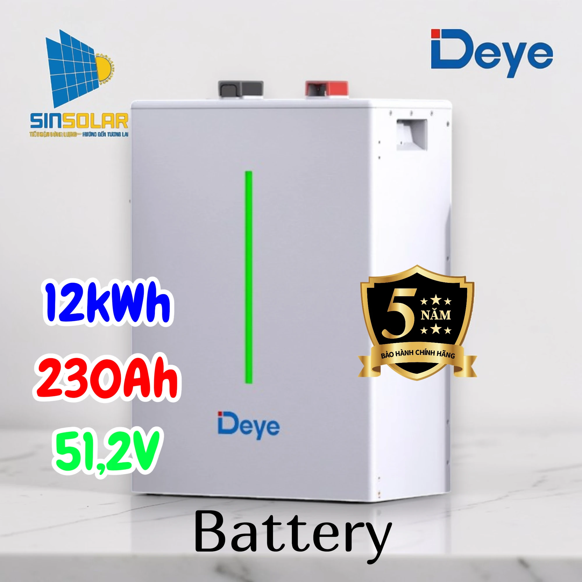 Pin Lưu Trữ Deye SE-F12 12kWh