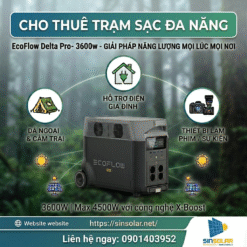 Thuê Trạm Điện Di Động EcoFlow Delta Pro 3600W Tại Đà Nẵng