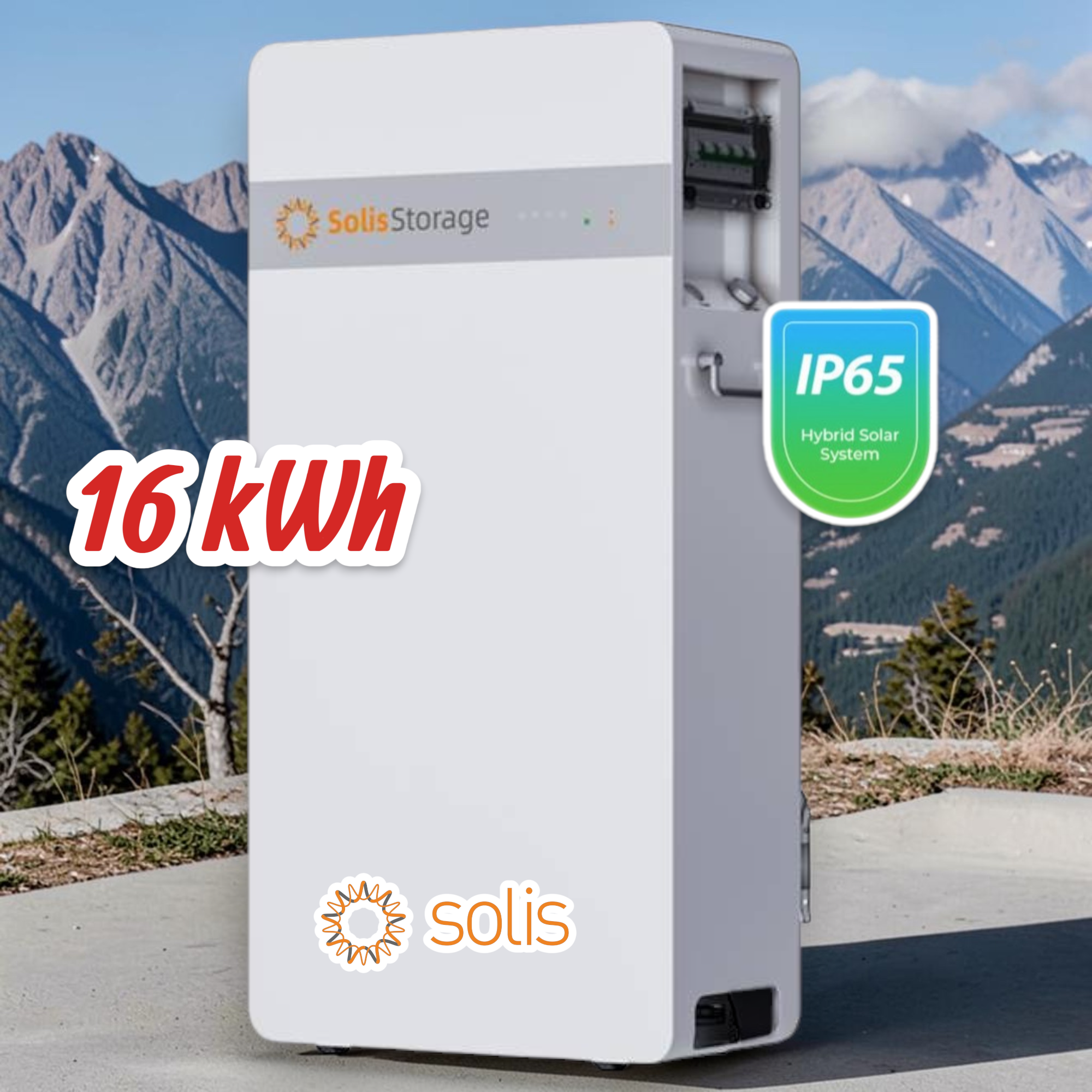 Pin Lưu Trữ SOLIS 16kwh IP66 IntelliHome 16kWh-OD
