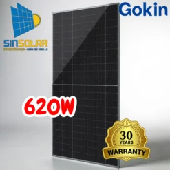 Tấm Pin Năng Lượng Mặt Trời Gokin Flamingo G12R/132D 620W