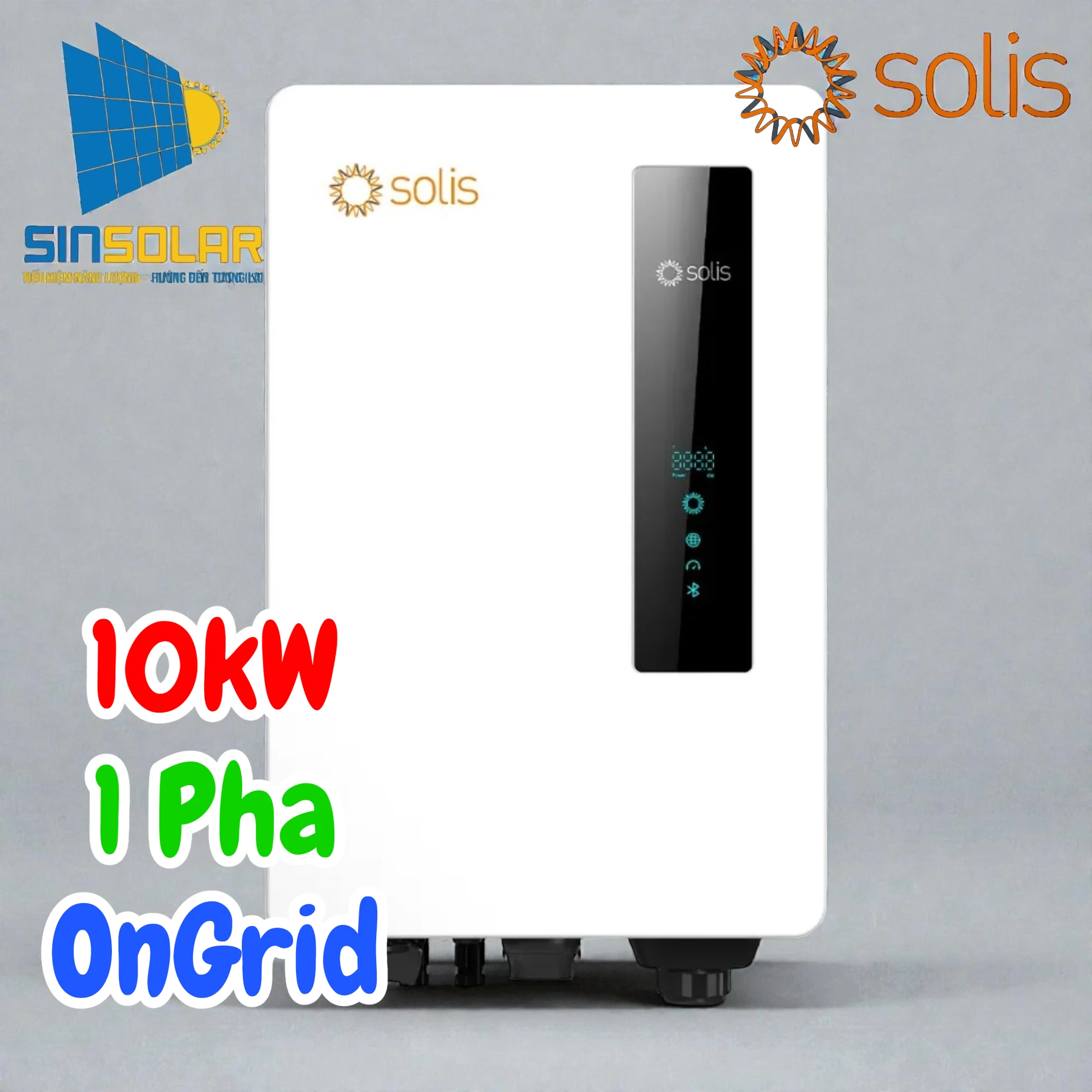 Inverter Hòa Lưới Solis 10kW 1 Pha S6-GR1P10K03-NV-ND