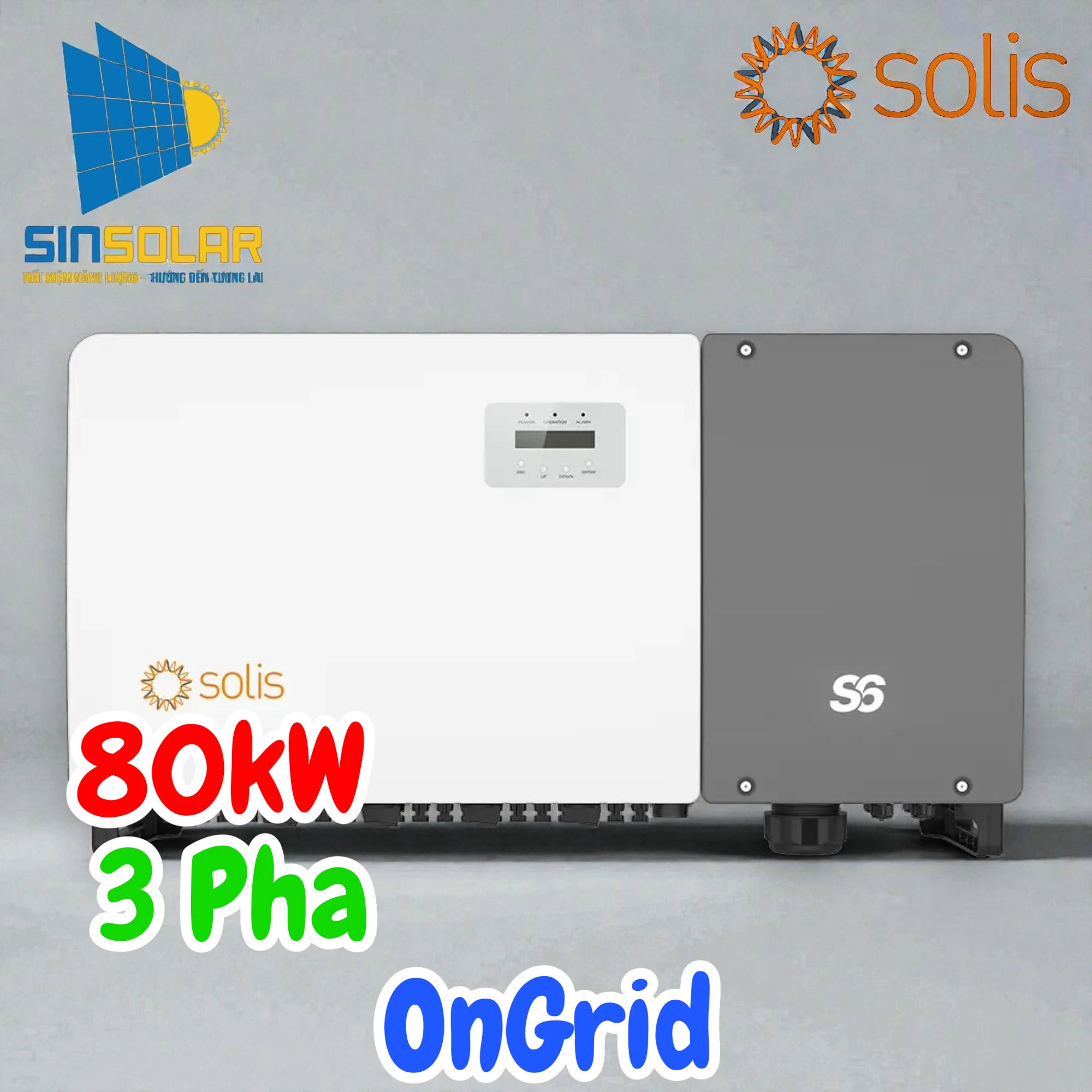 Inverter Hòa Lưới 3 Pha Solis S6-GC80K 80kW