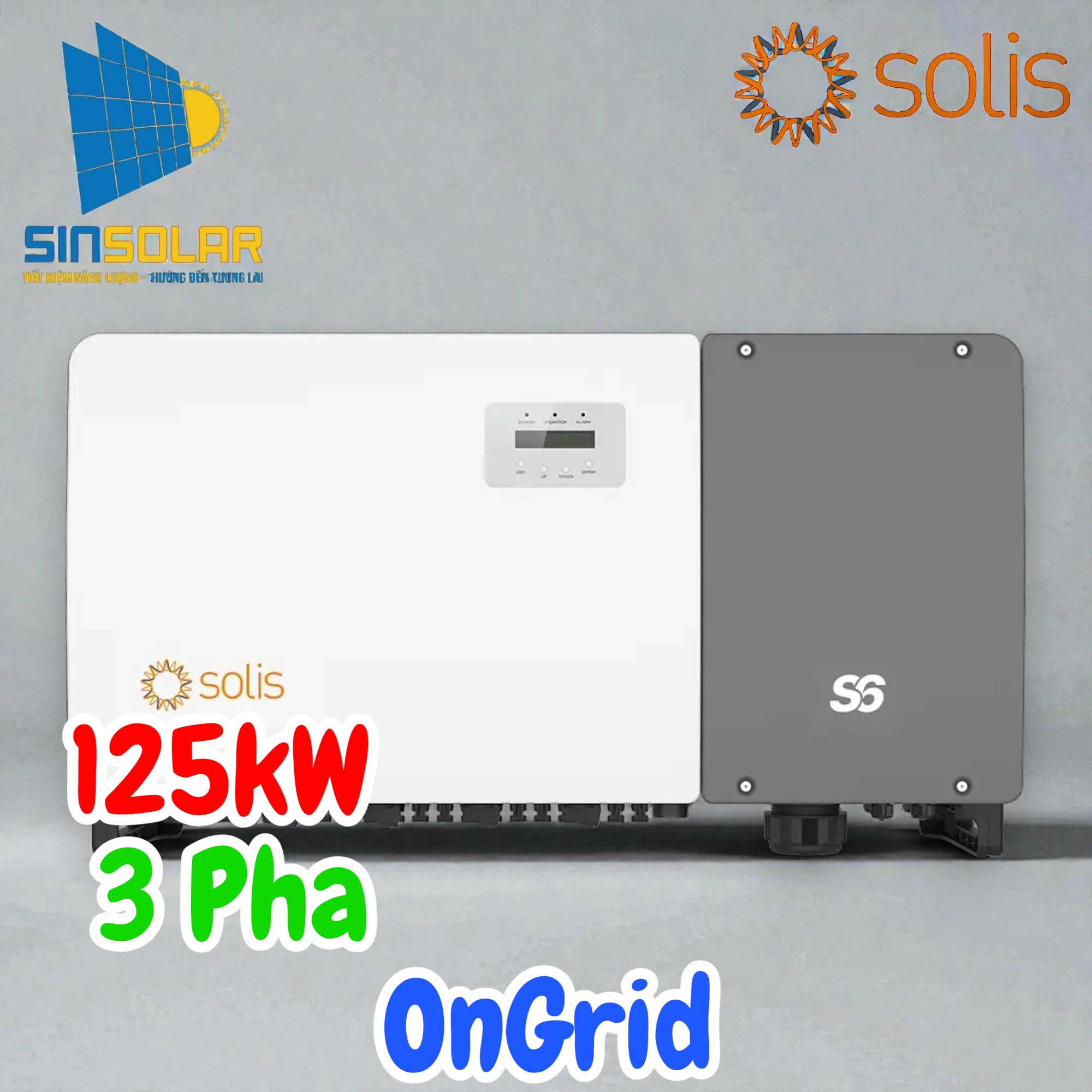 Inverter Hòa Lưới 3 Pha Solis 125kW S6-GC125K