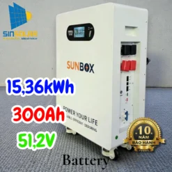 Pin Lưu Trữ SUNBOX 51.2V 300Ah (15.36kWh)