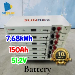 PIN LƯU TRỮ SOLAR SUNBOX 51.2V 150Ah