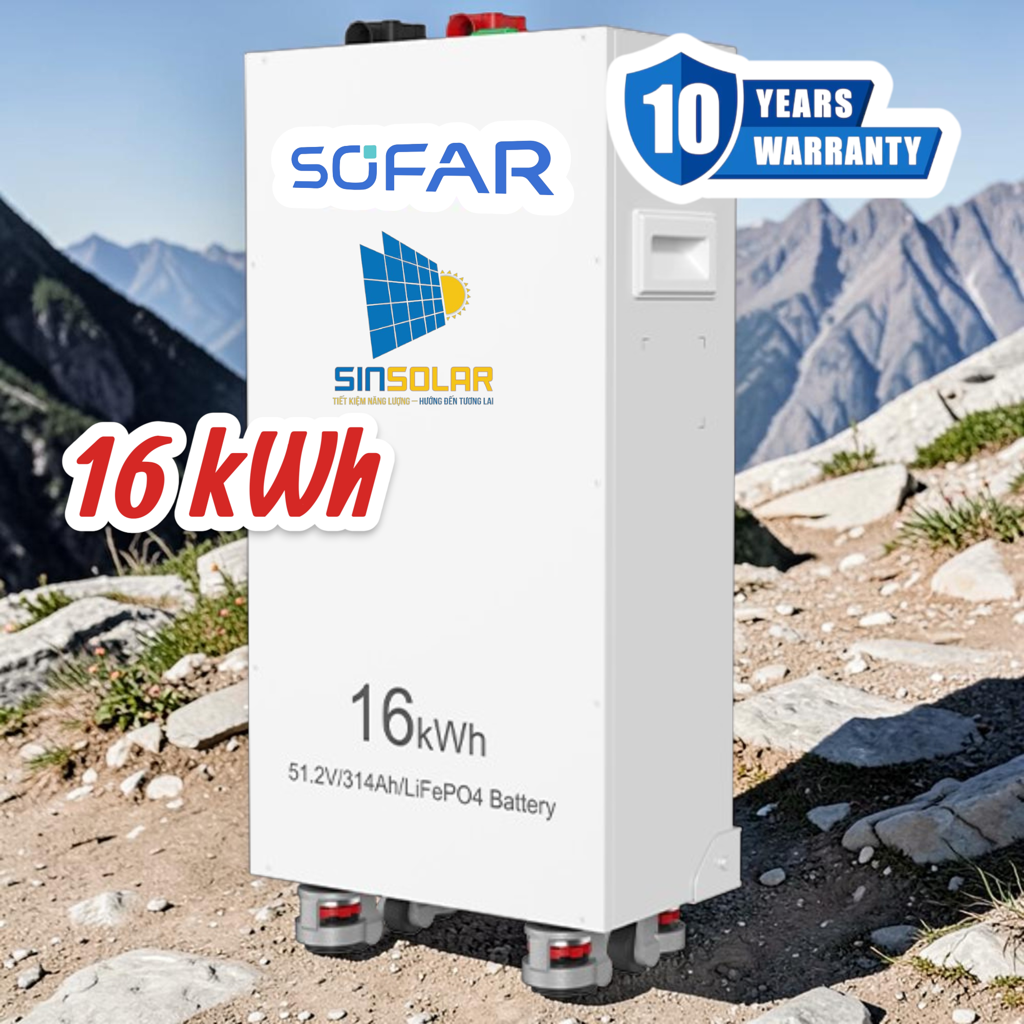 Pin lưu trữ SOFAR 16kwh