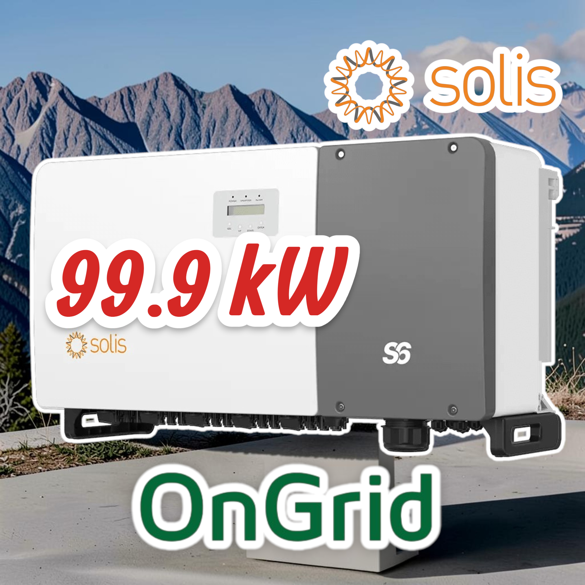 Inverter Hòa Lưới 3 Pha Solis 99.9kW S6-GC99.9K