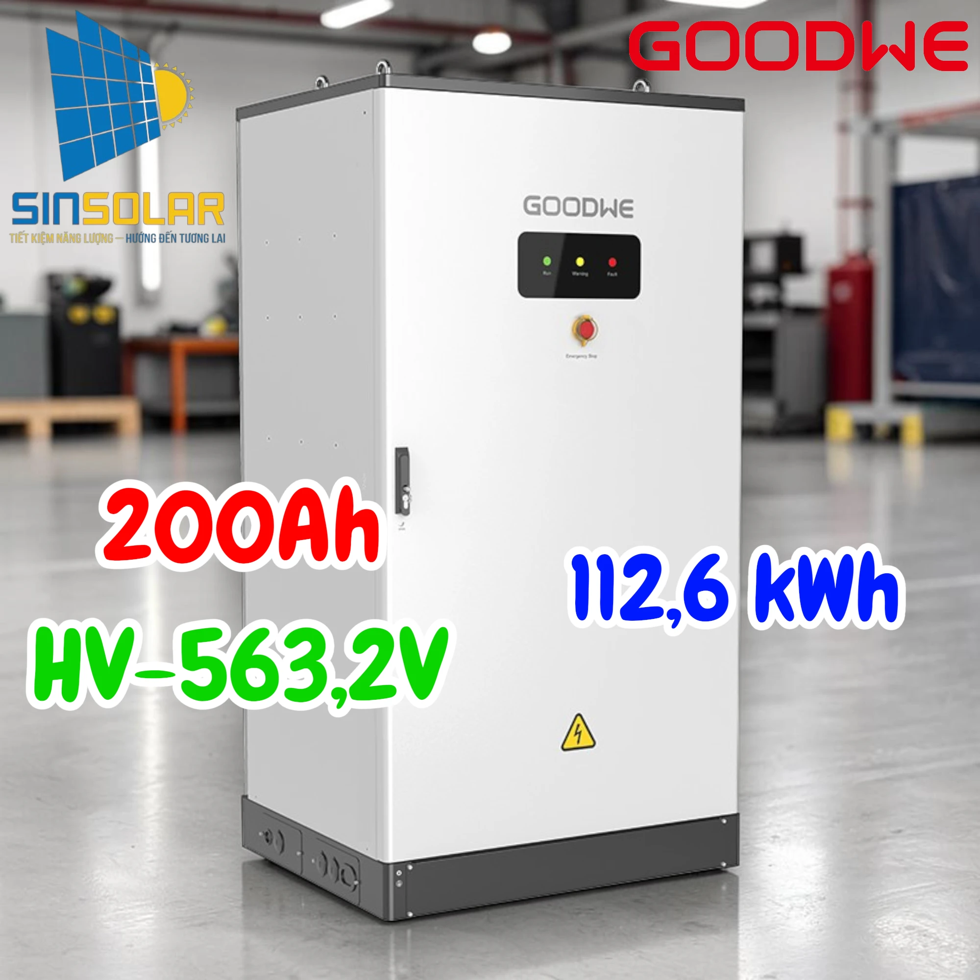 PIN LƯU TRỮ CAO ÁP GOODWE GW112.6-BAT-AC-G10