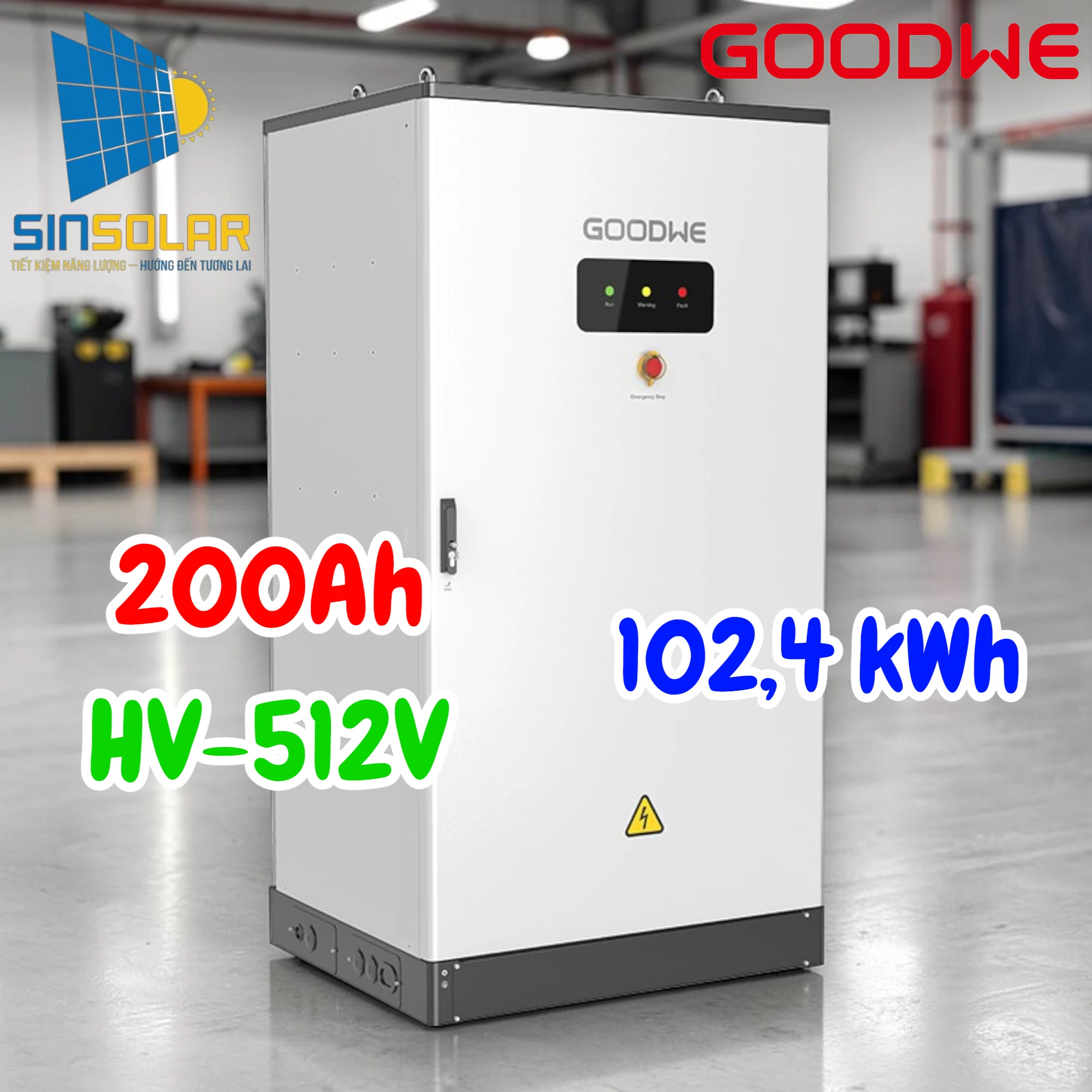 PIN LƯU TRỮ CAO ÁP GOODWE GW102.4-BAT-AC-G10