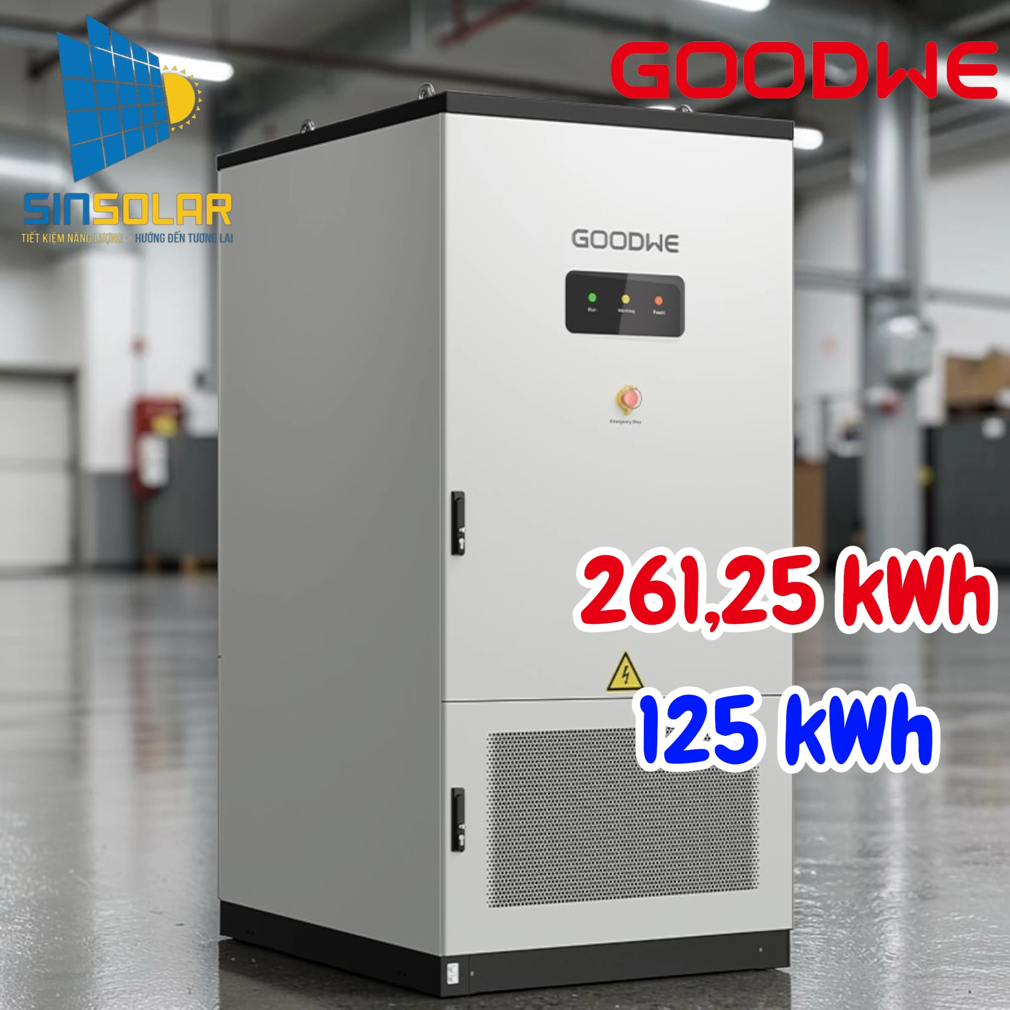 Hệ thống Lưu trữ Năng lượng C&I GoodWe Series ESA 125kW/261kWh
