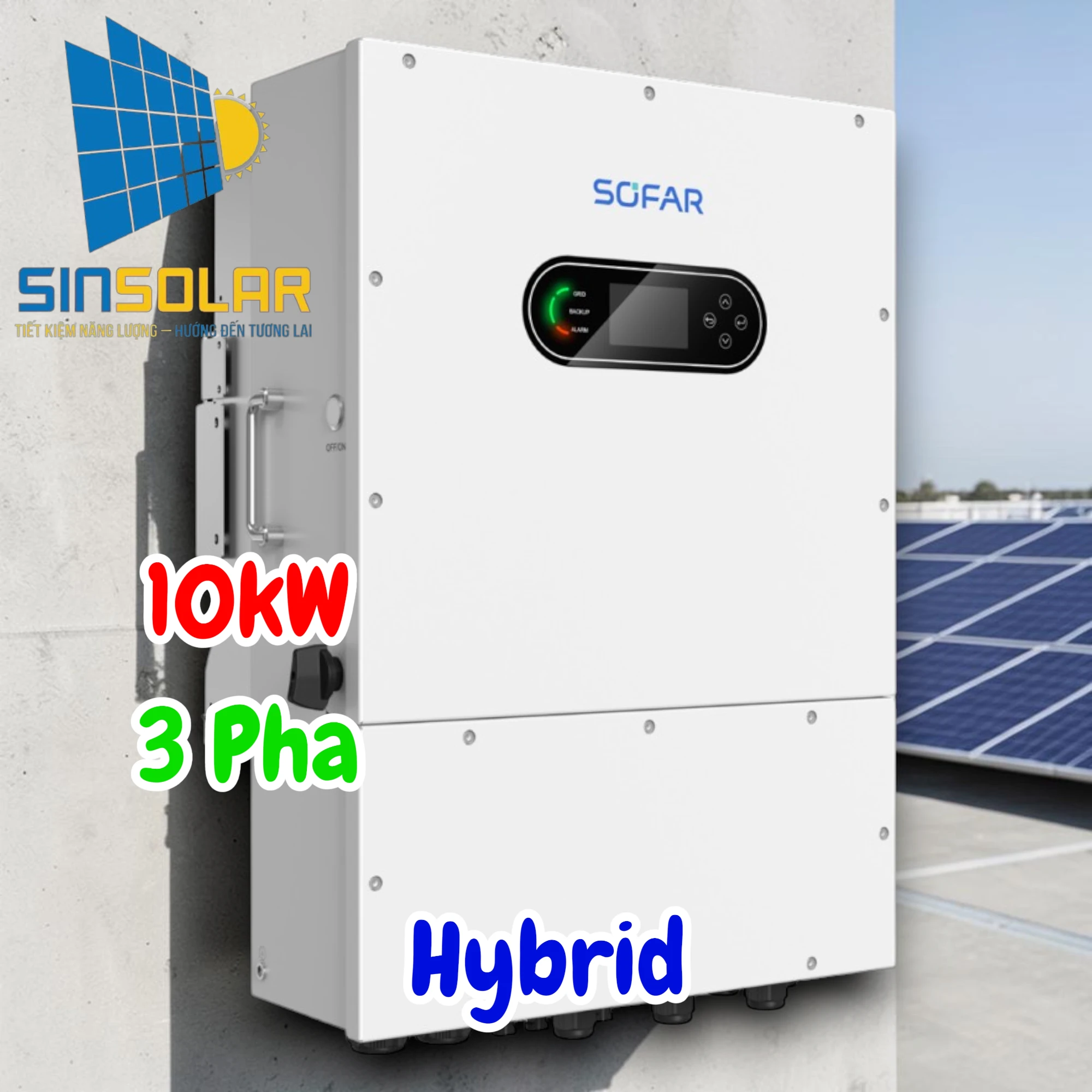 Biến Tần Hybrid 3 Pha 10kW SOFAR HYD 10K-LT1