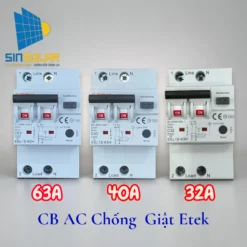 CB AC Chống Giật ETEK (RCBO 10kA 1P+N 30mA)