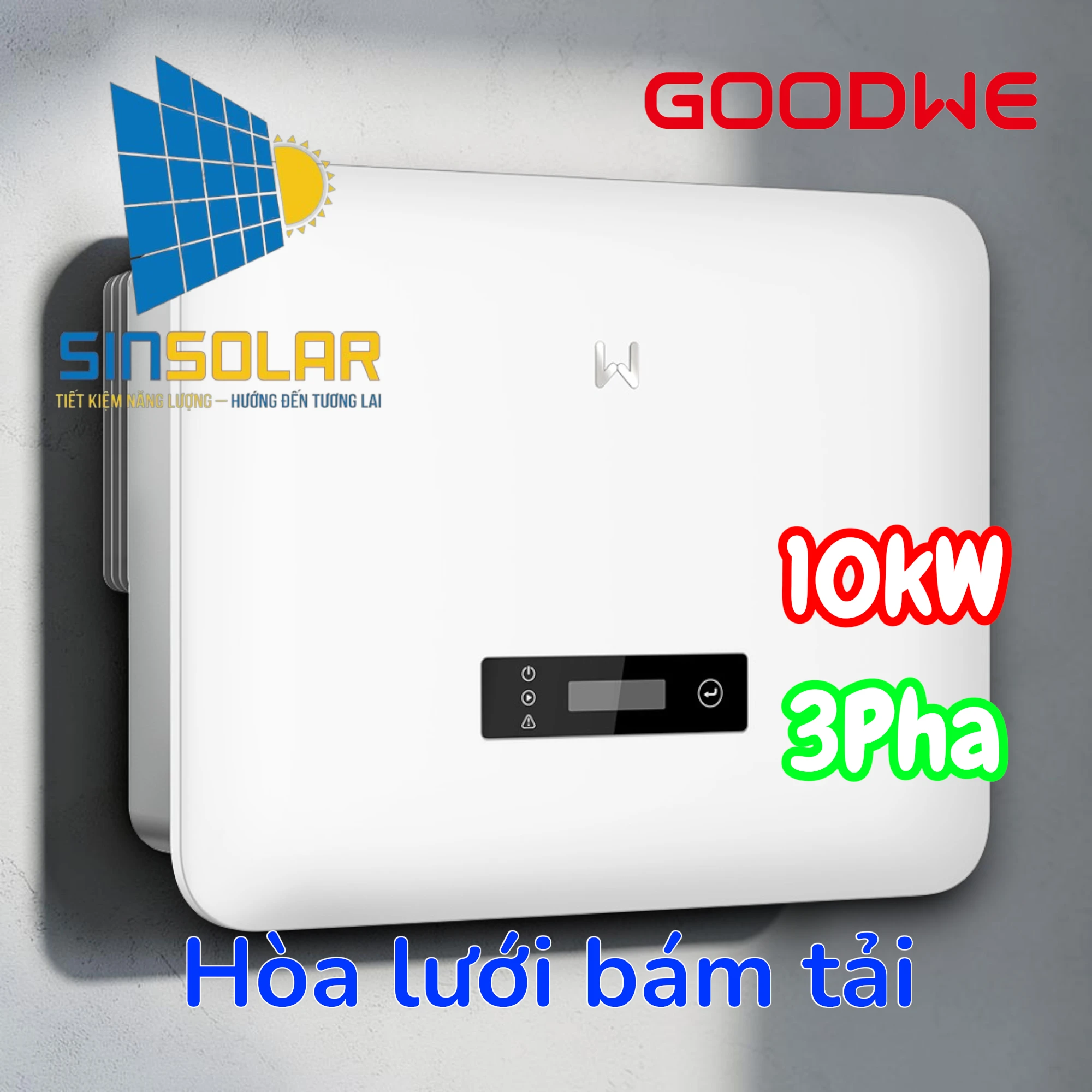 Biến Tần Hòa Lưới 10kW 3 Pha GoodWe GW10K-SDT-30