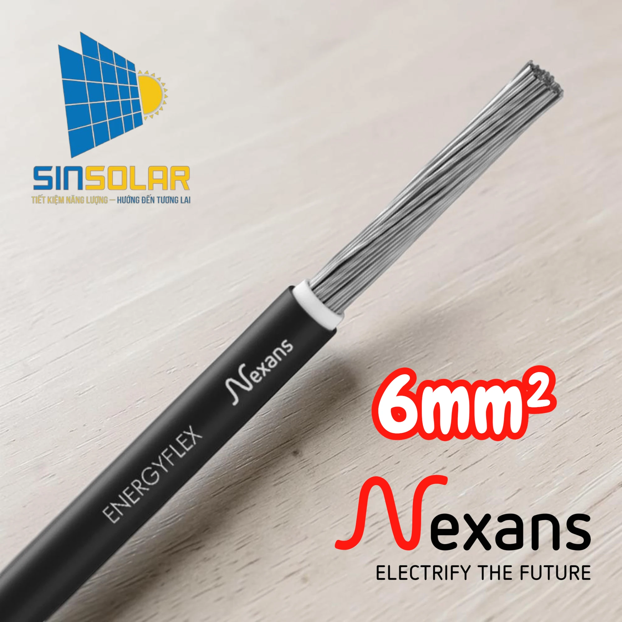Cáp Điện Mặt Trời Nexans 6mm² 1500VDC